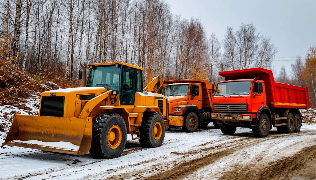 Как подготовить грузовую и строительную технику к зиме?